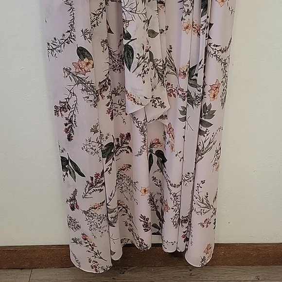 Floral Pink Maxi Dress - Picture 5 of 14